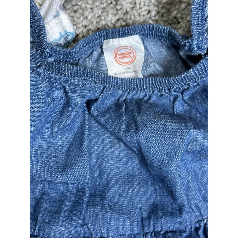 Baby Girl Clothes Lot 12M Mixed Brands Pajamas Outfits Carter's Cat & Jack
